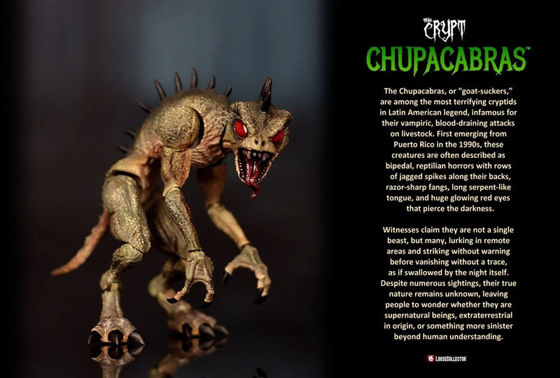The Crypt: Chupacabras 1/12 Scale Action Figure Three-Pack (Preorder Q1 2027) - Collectables > Action Figures > toys -  LooseCollector