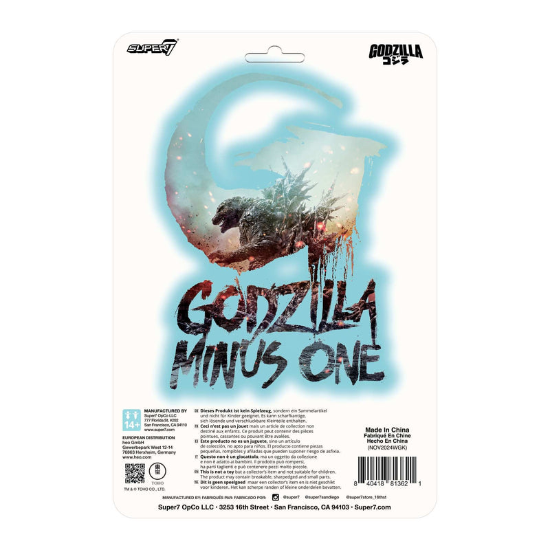Godzilla Minus One - ReAction - Godzilla (Charging) - Action & Toy Figures -  Super7