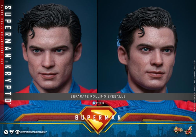Superman (2025) - Superman & Krypto 1/6th Scale Collectible Figure Set - MMS812 - Collectables > Action Figures > toys -  Hot Toys