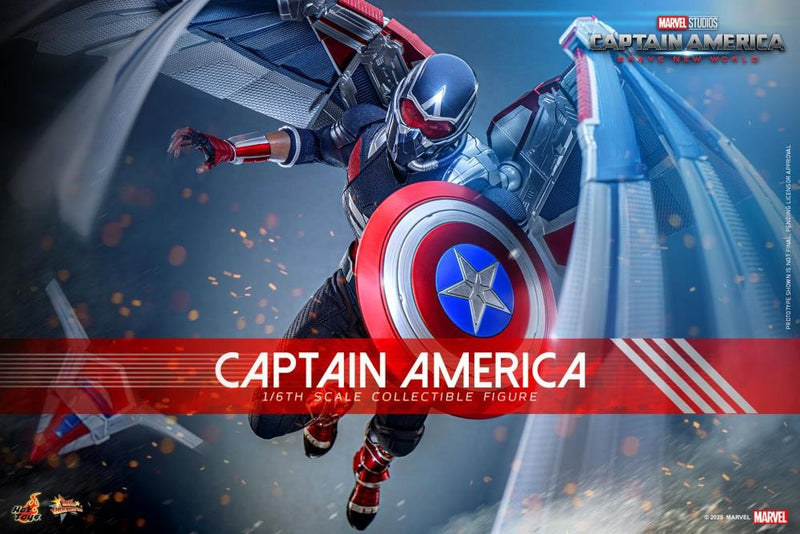 Captain America: Brave New World - Captain America 1/6th Scale Collectible Figure - MMS779 - Collectables > Action Figures > toys -  Hot Toys
