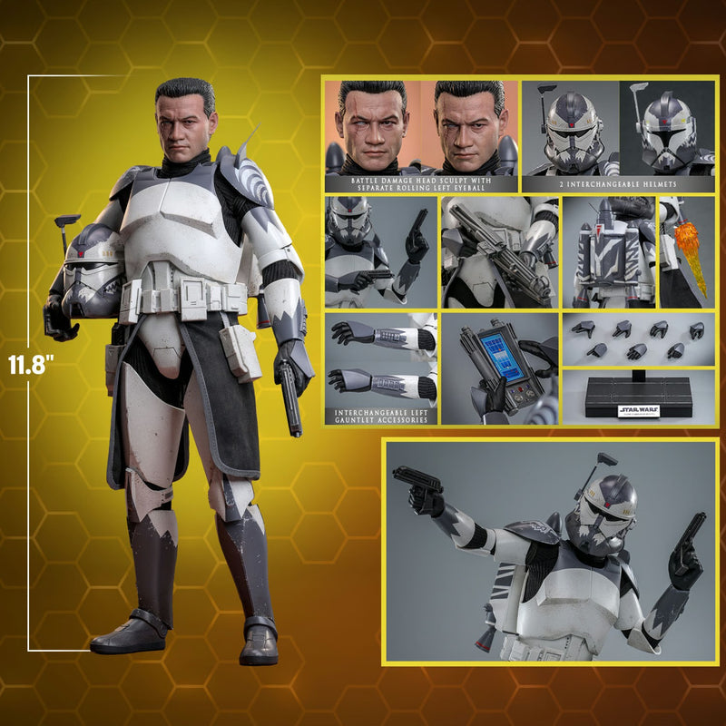 Star Wars: The Clone Wars - Clone Commander Wolffe 1/6th Scale Collectible Figure - TMS141 - Collectables > Action Figures > toys -  Hot Toys