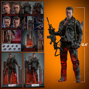 Terminator 2: Judgement Day - T-800 (Battle Damaged Version 2.0) 1/6th Scale Collectible - DX46 - Collectables > Action Figures > toys -  Hot Toys