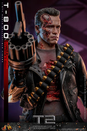 Terminator 2: Judgement Day - T-800 (Battle Damaged Version 2.0) 1/6th Scale Collectible - DX46 - Collectables > Action Figures > toys -  Hot Toys