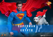 Superman (2025) - Superman & Krypto 1/6th Scale Collectible Figure Set - MMS812 - Collectables > Action Figures > toys -  Hot Toys