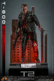 Terminator 2: Judgement Day - T-800 (Battle Damaged Version 2.0) 1/6th Scale Collectible - DX46 - Collectables > Action Figures > toys -  Hot Toys
