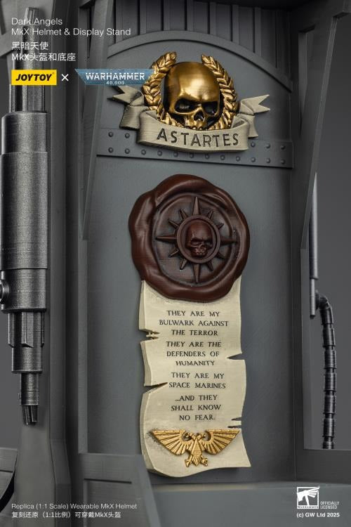 JOYTOY - Dark Angels - Dark Angels Mk. X Helmet & Display Stand (preorder Q2 2026) - Action & Toy Figures -  Joy Toy