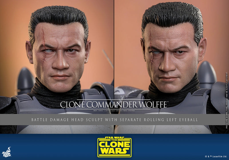 Star Wars: The Clone Wars - Clone Commander Wolffe 1/6th Scale Collectible Figure - TMS141 - Collectables > Action Figures > toys -  Hot Toys