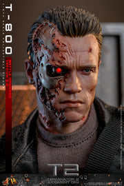 Terminator 2: Judgement Day - T-800 (Battle Damaged Version 2.0) 1/6th Scale Collectible - DX46 - Collectables > Action Figures > toys -  Hot Toys