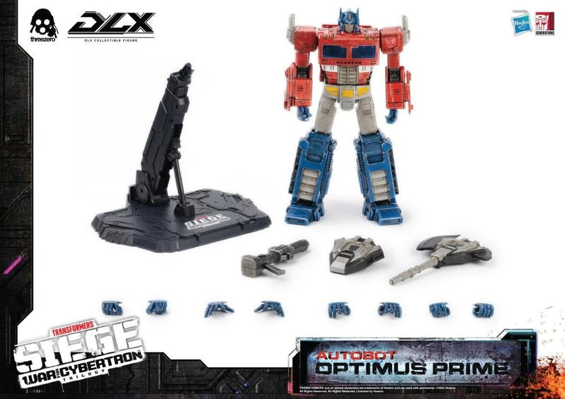 Transformers: War for Cybertron Trilogy DLX Scale Collectible Series Autobot Optimus Prime Action Figure (Reissue) - Action figure -  ThreeZero