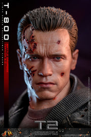 Terminator 2: Judgement Day - T-800 (Battle Damaged Version 2.0) 1/6th Scale Collectible - DX46 - Collectables > Action Figures > toys -  Hot Toys