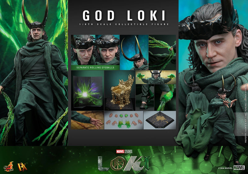 Loki - God Loki 1/6th Scale Collectible Figure - DX40 - Collectables > Action Figures > toys -  Hot Toys