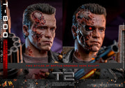 Terminator 2: Judgement Day - T-800 (Battle Damaged Version 2.0) 1/6th Scale Collectible - DX46 - Collectables > Action Figures > toys -  Hot Toys