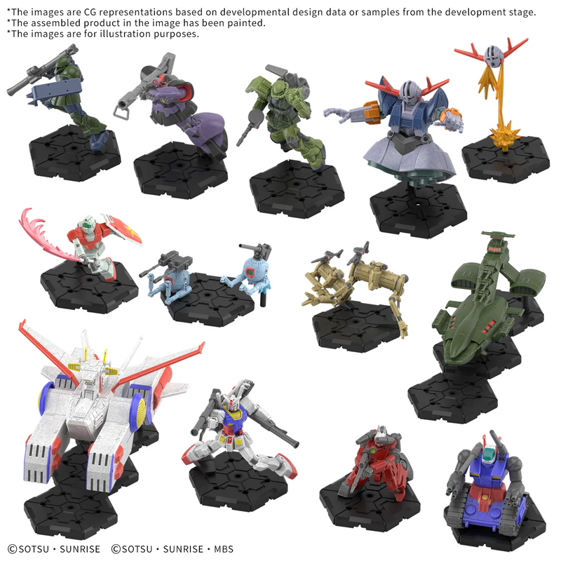 Gundam Assemble - Deluxe Set 01 (DX01)(preorder Q4 2026) - Miniature -  Bandai