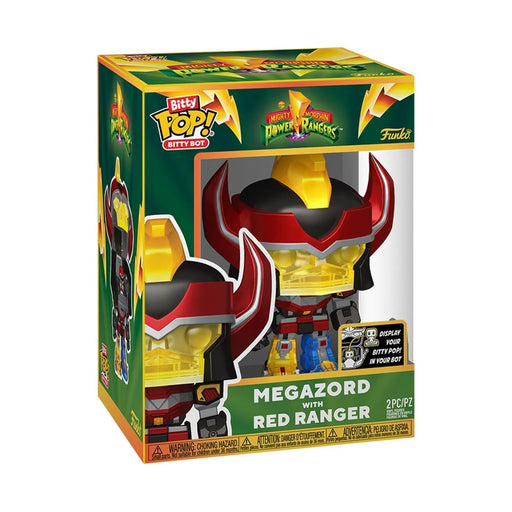 Funko Bitty Pop! - Mighty Morphin Power Rangers - Megazord with Red Ranger Bitty Bot Vinyl Figure - Collectables > Action Figures > toys -  Funko