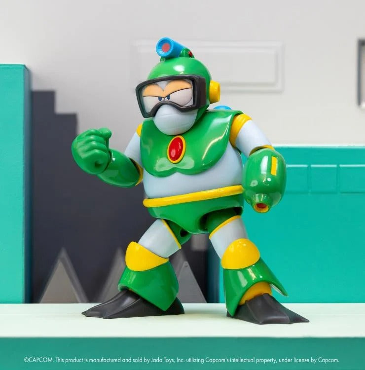 Mega Man - Bubble Man Deluxe 1/12 Scale Action Figure (Preorder Q4 2025) - Collectables > Action Figures > toys -  Jada Toys
