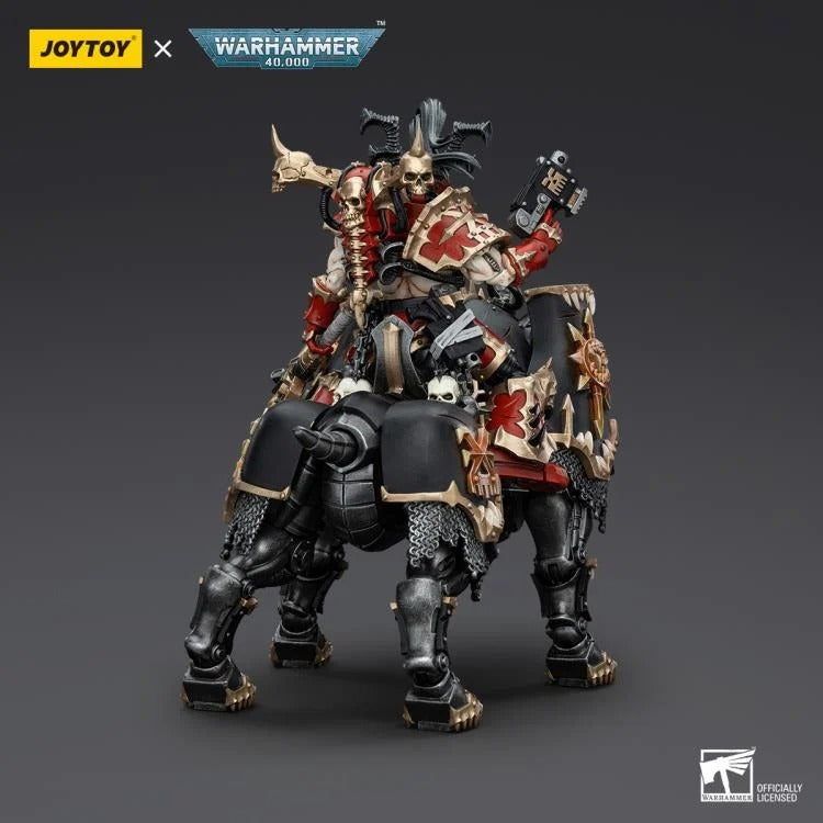 Warhammer 40K - World Eaters - Lord Invocatus with Khrone Juggernaut Daemon - Collectables > Action Figures > toys -  Joy Toy