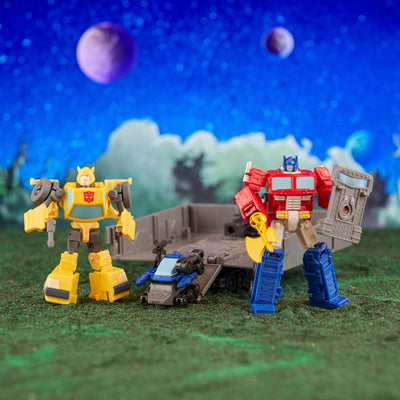 Transformers Legacy Evolution Core Class Optimus Prime & Bumblebee - Exclusive (preorder Q4) - Collectables > Action Figures > toys -  Hasbro