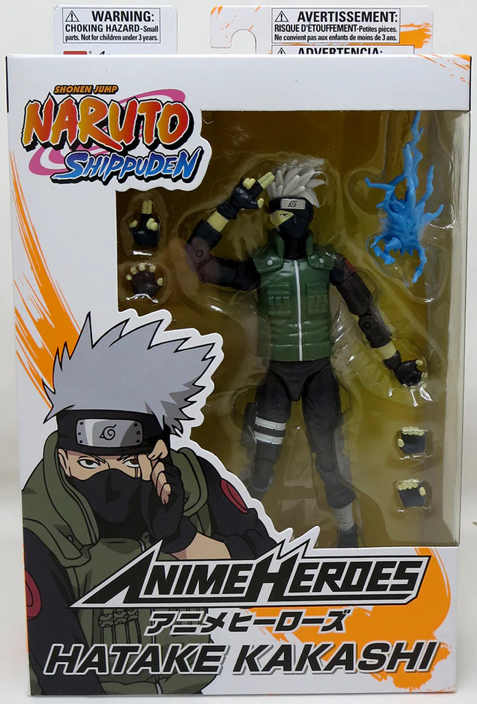 Naruto: Shippuden Anime Heroes Hatake Kakashi - Action figure -  Bandai