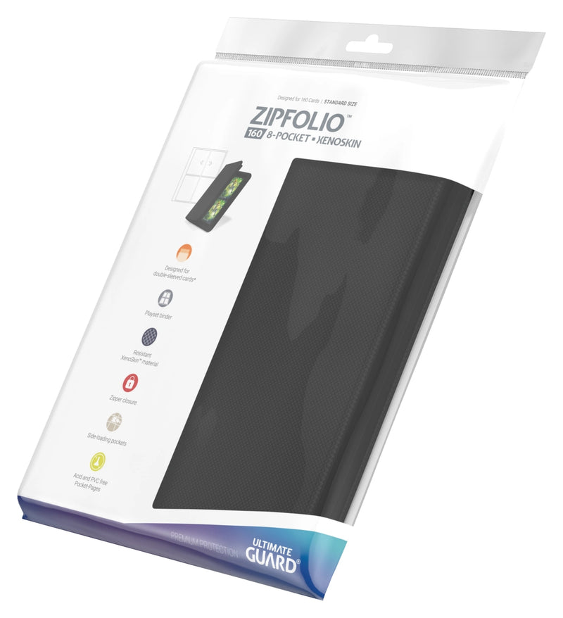 Ultimate Guard - Zipfolio Xenoskin 8 Pocket Binder - Monocolour - Card Games > Collectables > TCG > CCG -  Ultimate Guard