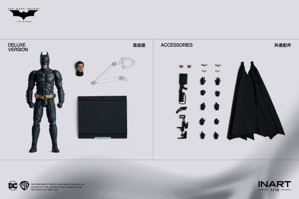 INART - Batman (The Dark Knight Rises) 1/12 Collectible Figure - Deluxe Version (preorder Q4 2025) - Collectables > Action Figures > toys -  Queen Studios