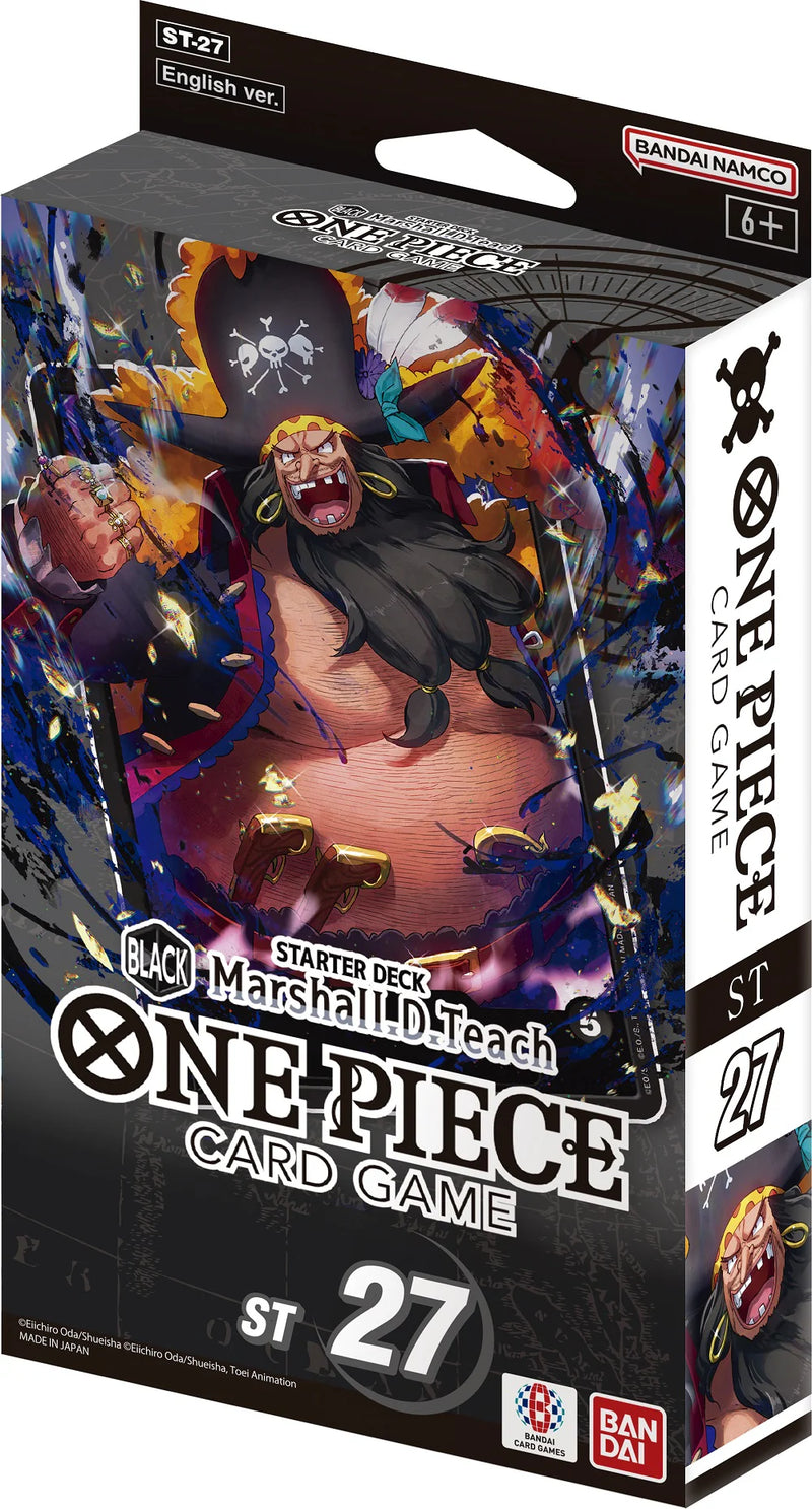 One Piece TCG - Starter Deck Marshall D. Teach - ST-27 - Card Games > Collectables > TCG > CCG -  Bandai