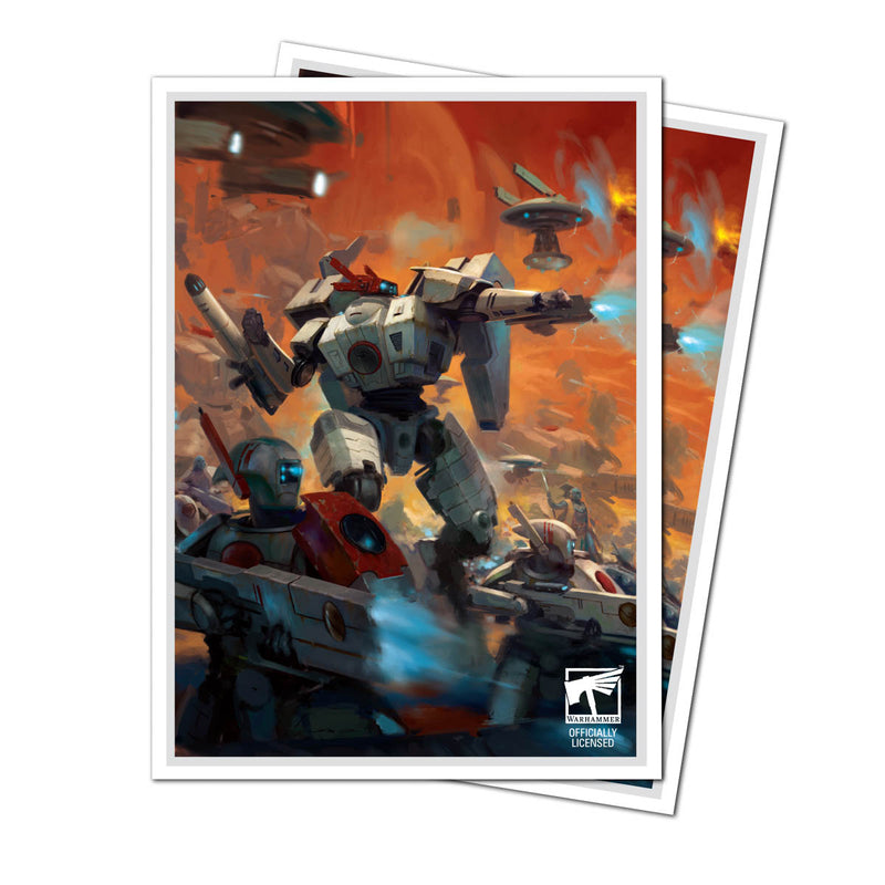 Ultra Pro - Tau Empire - 105ct Apex Deck Protector Sleeves for Warhammer 40,000 - Card Games > Collectables > TCG > CCG -  Ultra Pro
