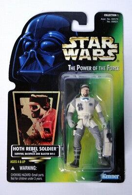 Star Wars Power Of The Force Hoth Rebel Soldier with Survival Backpack - Action & Toy Figures -  Hasbro