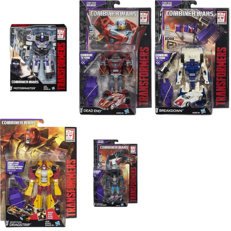 Transformers Combiner Wars - Menasor Complete Set of 5 - Collectables > Action Figures > toys -  Hasbro