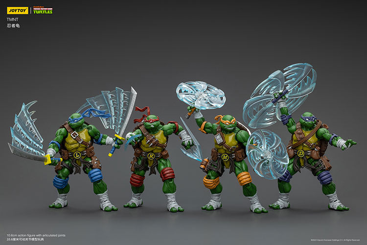 TMNT - 1/18 Scale Teenage Mutant Ninja Turtles - SET OF 4 - Collectables > Action Figures > toys -  Joy Toy
