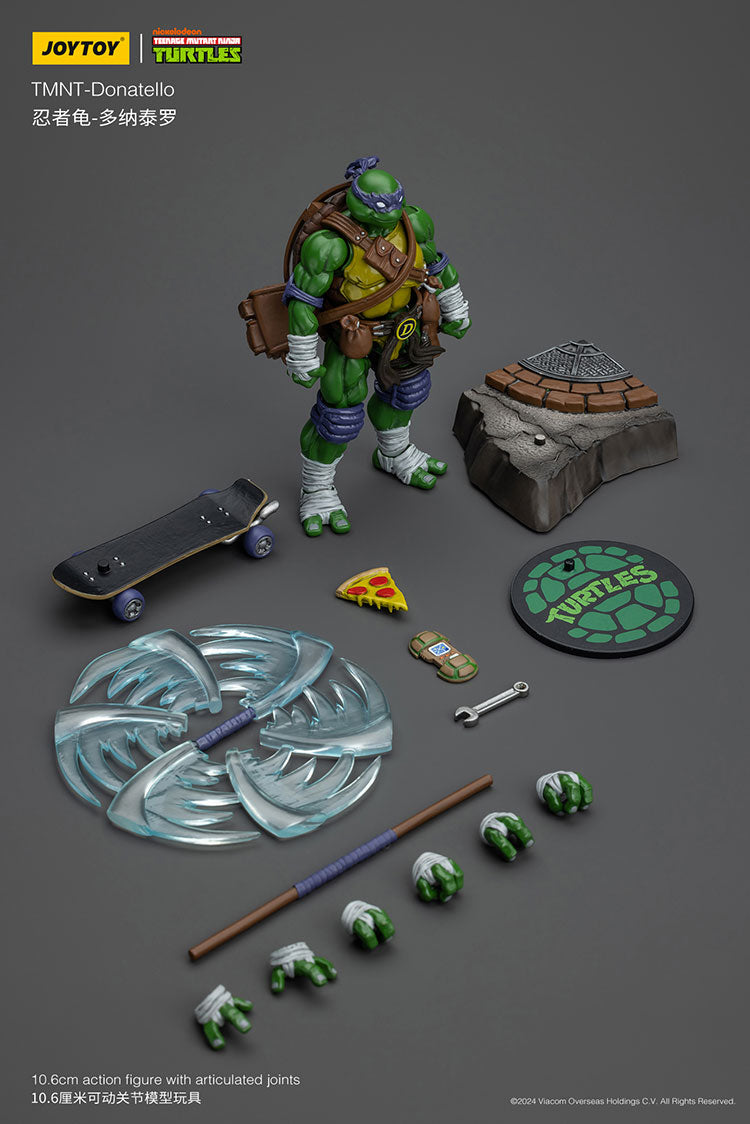 TMNT - 1/18 Scale Teenage Mutant Ninja Turtles - SET OF 4 - Collectables > Action Figures > toys -  Joy Toy