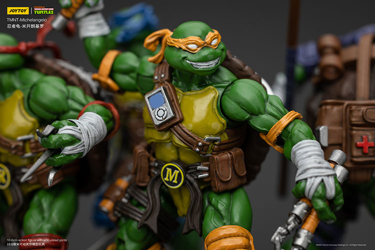 TMNT - 1/18 Scale Teenage Mutant Ninja Turtles - SET OF 4 - Collectables > Action Figures > toys -  Joy Toy