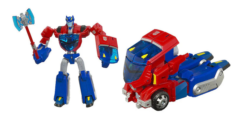 Transformers Animated Deluxe Class Cyberton Mode Optimus Prime - Collectables > Action Figures > toys -  Hasbro