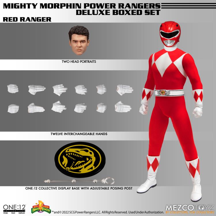 ONE:12 MIGHTY MORPHIN POWER RANGERS DLX SET (preorder) - Collectables > Action Figures > toys -  MEZCO TOYS