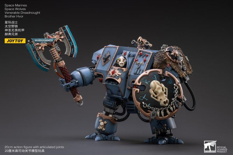 Warhammer 40K - Space Wolves - Venerable Dreadnought Brother Hvor - Collectables > Action Figures > toys -  Joy Toy