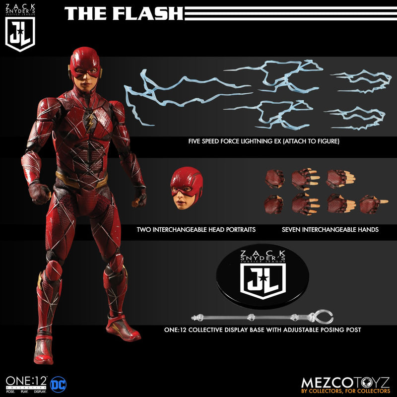 ( Preorder ETA Feb  ) Mezco ONE:12 JUSTICE LEAGUE DELUXE STEEL BOX SET ( Canada ) - Toy Snowman