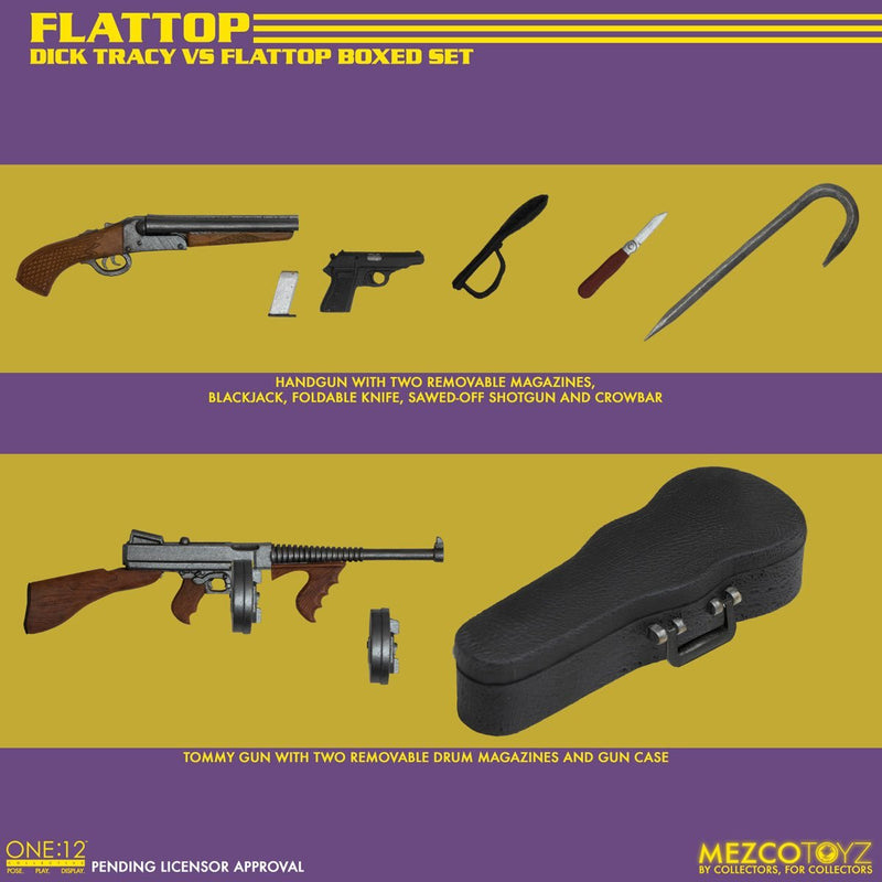 Dick Tracy vs Flattop One:12 Collective Action Figure Boxed Set (preorder) - Collectables > Action Figures > toys -  MEZCO TOYS