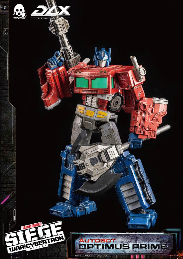 DLX Optimus Prime Transformers: War for Cybertron Trilogy Collectible - Action figure -  ThreeZero