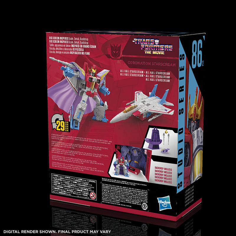 Coronation Starscream Transformers Studio Series 86 Leader king Star scream (preorder) Feb/april - Action figure -  Hasbro