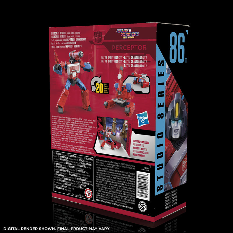 Perceptor Transformers Studio Series 86-11 Deluxe (preorder) Feb/april - Action figure -  Hasbro