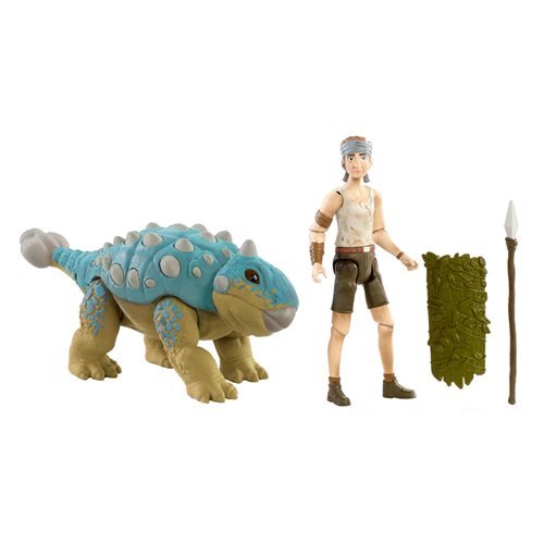 Jurassic World Camp Cretacous Dino Escape Ben and Ankylosaurus Bumpy Action Figure Set - Action & Toy Figures -  mattel