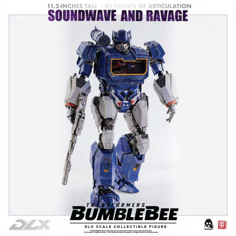 Threezero Soundwave and Ravage Bumblebee DLX Scale Collectible Series - Toy Snowman
