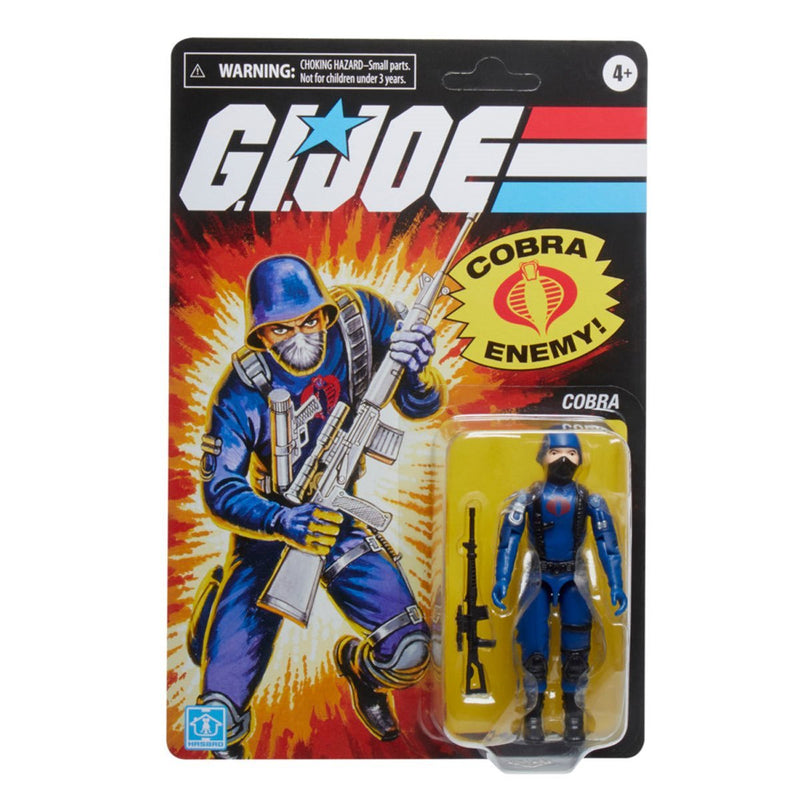 G.I. Joe Retro Collection Cobra Officer and Cobra Trooper 3 3/4-Inch Action Figures 2-Pack - Exclusive (preorder) - Action & Toy Figures -  Hasbro