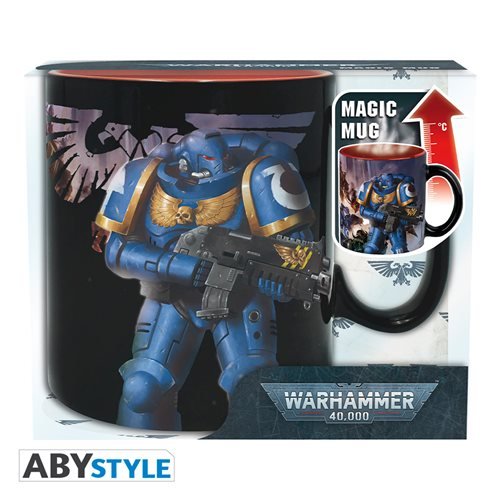 Warhammer 40,000 Ultramarines v Black Legion Heat-Change Mug -  -  Toy Snowman