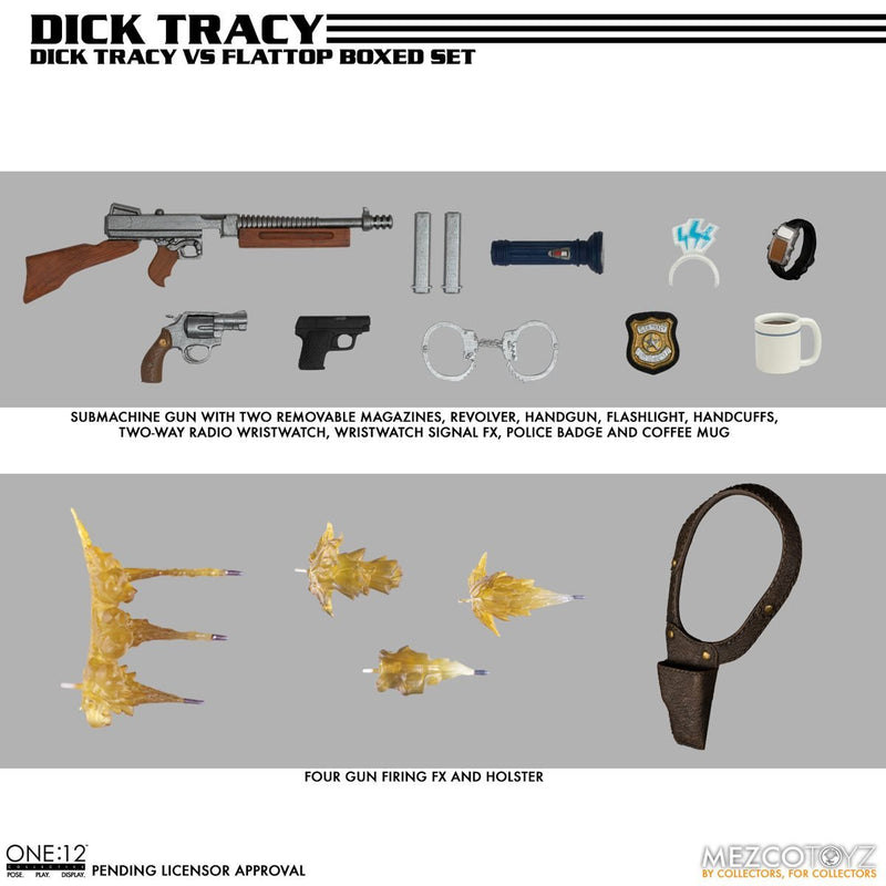 Dick Tracy vs Flattop One:12 Collective Action Figure Boxed Set (preorder) - Collectables > Action Figures > toys -  MEZCO TOYS