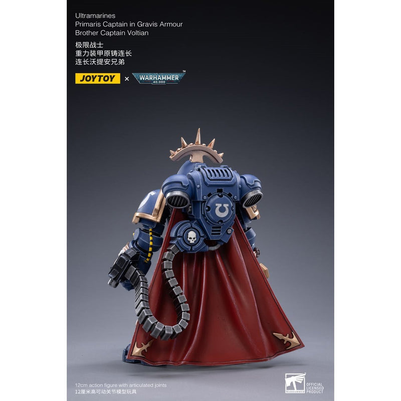 Warhammer 40K - Ultramarines Primaris Captain - (Gravis Armour) Brother Captain Voltain - Action & Toy Figures -  Joy Toy