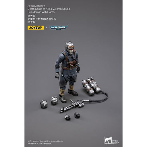 Warhammer 40K - Death Korps of Krieg Veteran Squad - Guardsman with Flamer - Action & Toy Figures -  Joy Toy