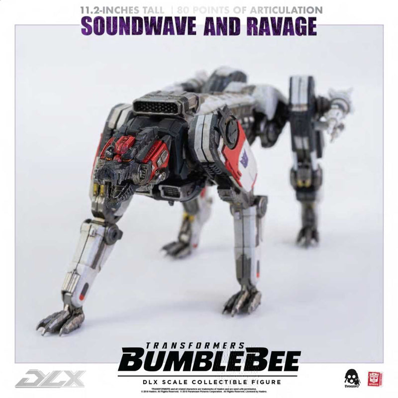 Threezero Soundwave and Ravage Bumblebee DLX Scale Collectible Series - Toy Snowman