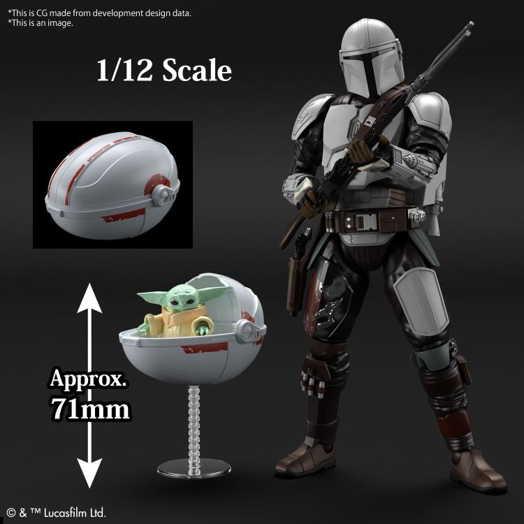 The Mandalorian Grogu 1/4 AND 1/12 Scale Model Kit Set - Model Kit > Collectable > Gunpla > Hobby -  Bandai