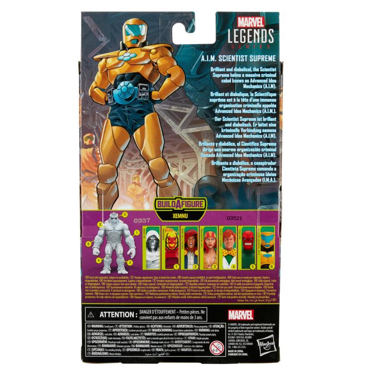 Marvel Legends Super Villains A.I.M. Scientist Supreme (Xemnu BAF) AIM scientist - Toy Snowman