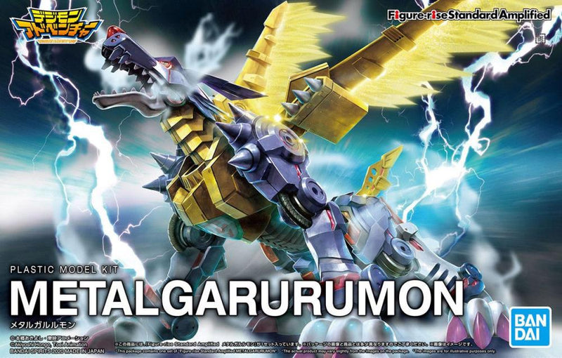 Bandai Digimon Figure-rise Standard MetalGarurumon (Amplified Ver.) Model Kit - Toy Snowman